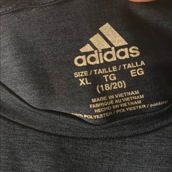 Adidas Men's Navy Blue T-Shirt - Picture 2 of 5